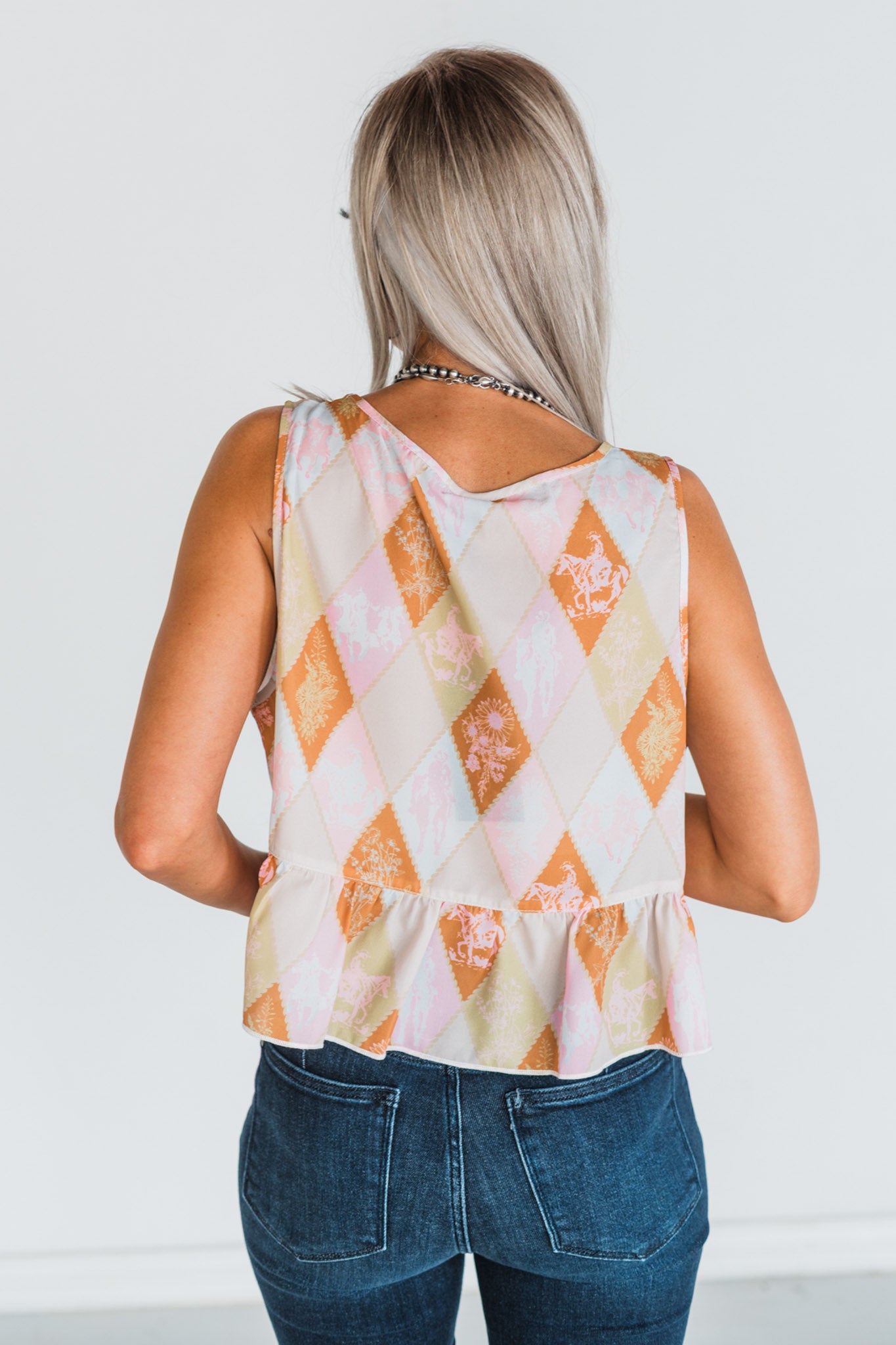 Western Prep Vibes Tank Top