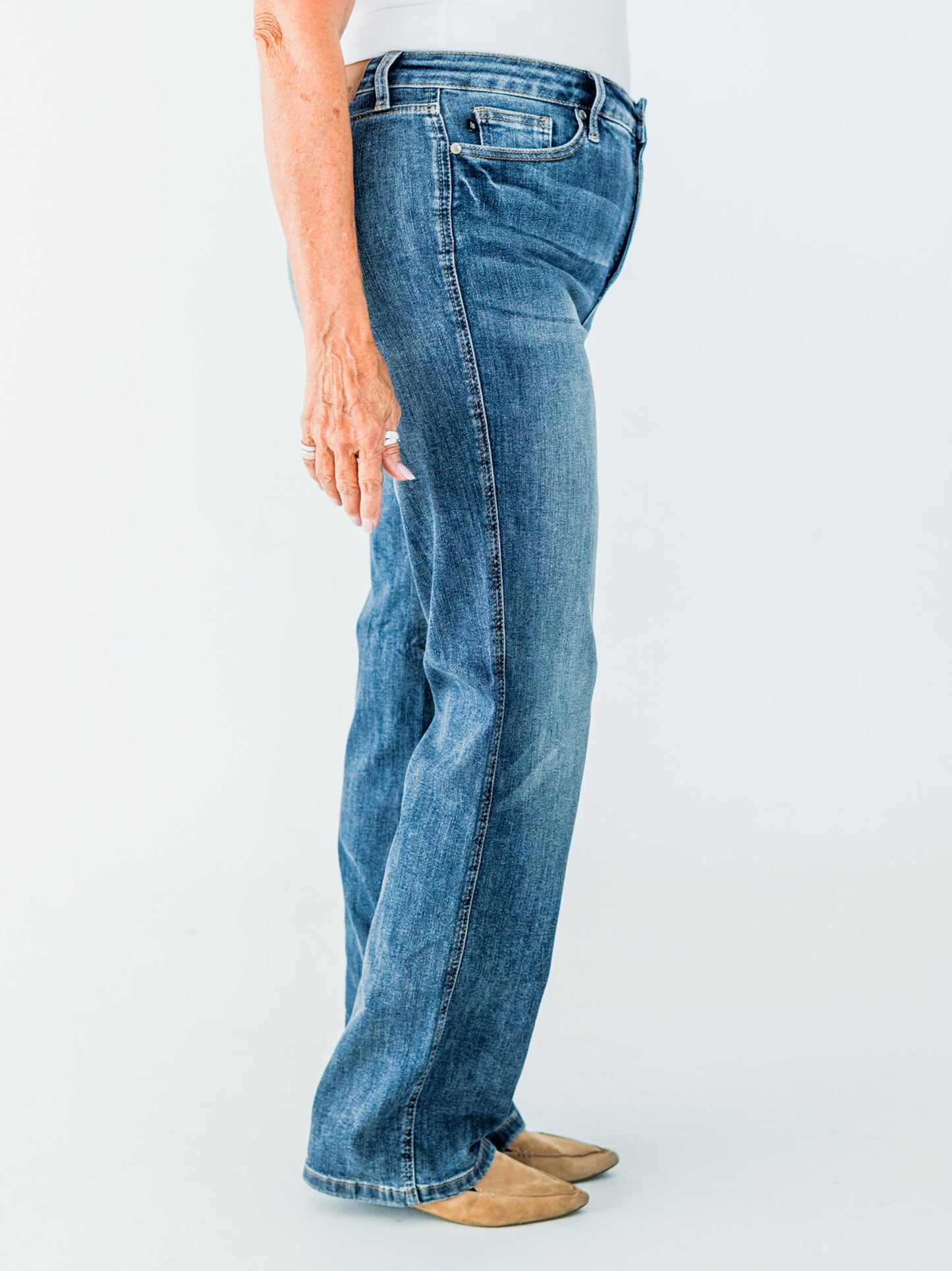 Judy Blue Tummy Control High Waist Straight Leg Jeans