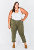 Judy Blue High Waist Midnight Forest Cuffed Aurora Jogger Jeans