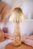 Aluminum and Mango Wood Decorative Mushrooms (3 Sizes) - Whiskey Skies - GERSON COMPANIES