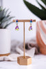 Alysa Solid Dangle Earrings Iridescent - Whiskey Skies - INK+ALLOY