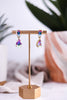 Alysa Solid Dangle Earrings Iridescent - Whiskey Skies - INK+ALLOY