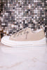 Aman 2 Gold Glitter Sneakers - Whiskey Skies - VERY G