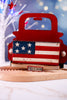 American Flag Metal Hanging Truck Container - Whiskey Skies - SPECIAL T IMPORTS INC