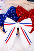 Americana Fabric Bows (3 Styles) - Whiskey Skies - SPECIAL T IMPORTS INC