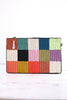 Annabella Checkered Beaded Clutch Multicolor - Whiskey Skies - INK+ALLOY
