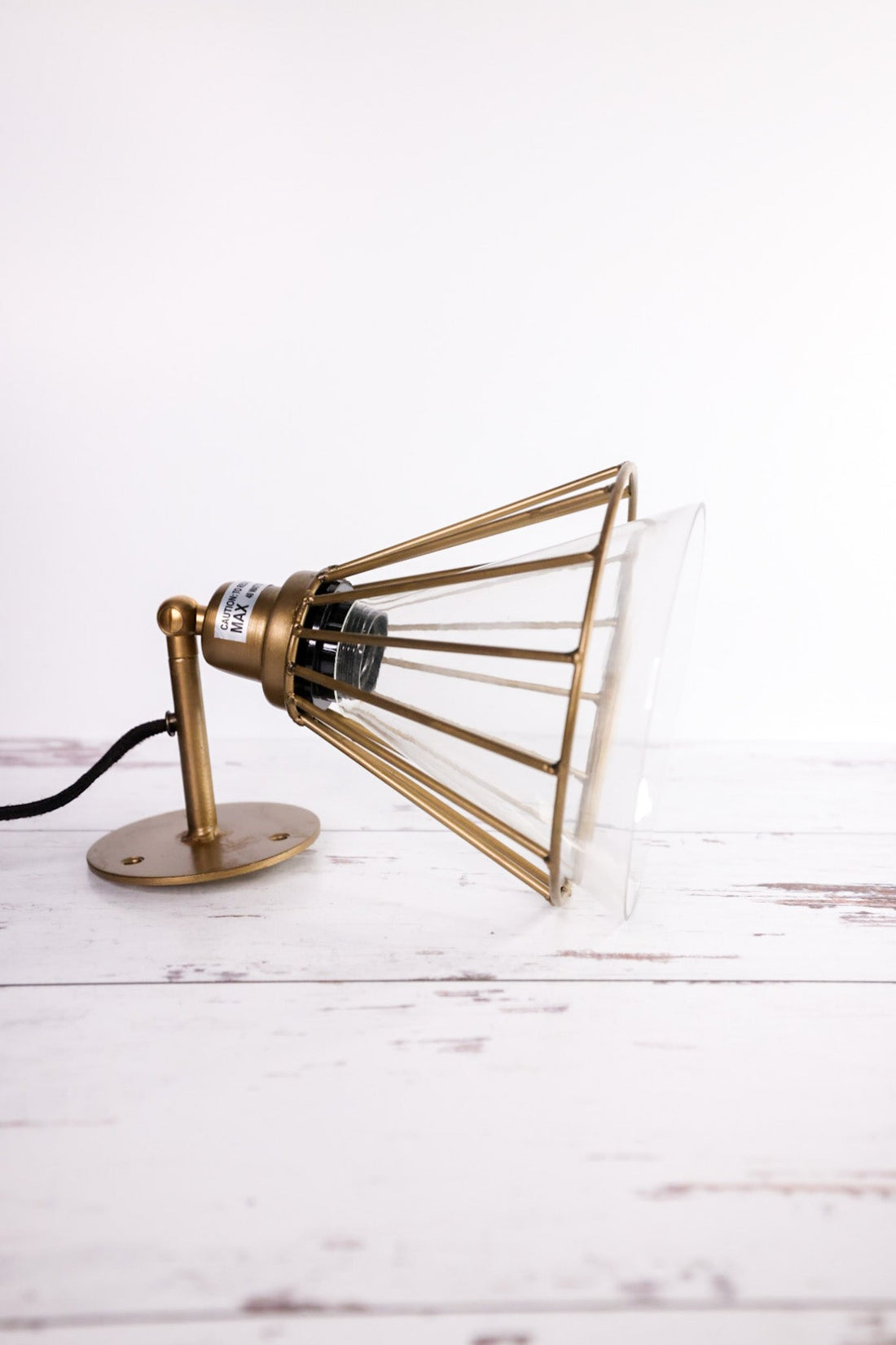 Antique Brass Wall Lamp - Whiskey Skies - KALALOU