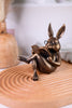 Antique Gold Resin Reading Forest Friends Figurines (3 Styles) - Whiskey Skies - RAZ IMPORTS