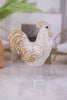 Antique White Resin Rooster - Whiskey Skies - WT COLLECTION