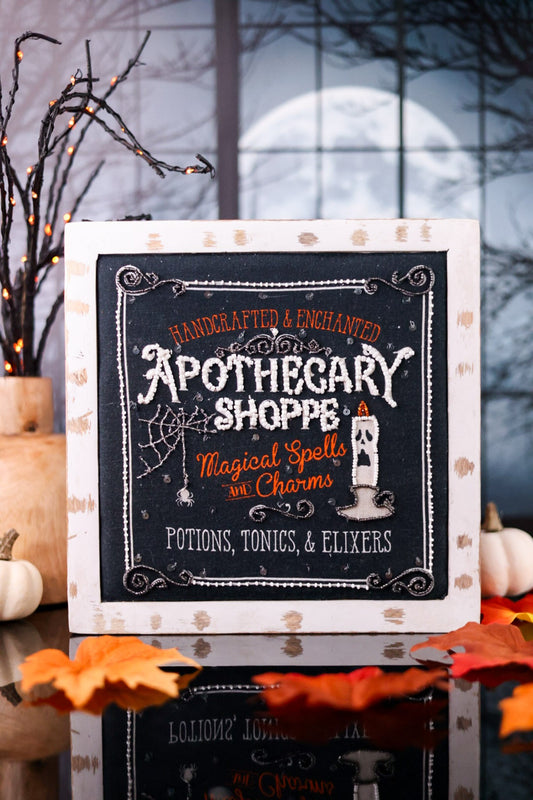 Apothecary Shoppe Wall Art - Whiskey Skies - C & F ENTERPRISES