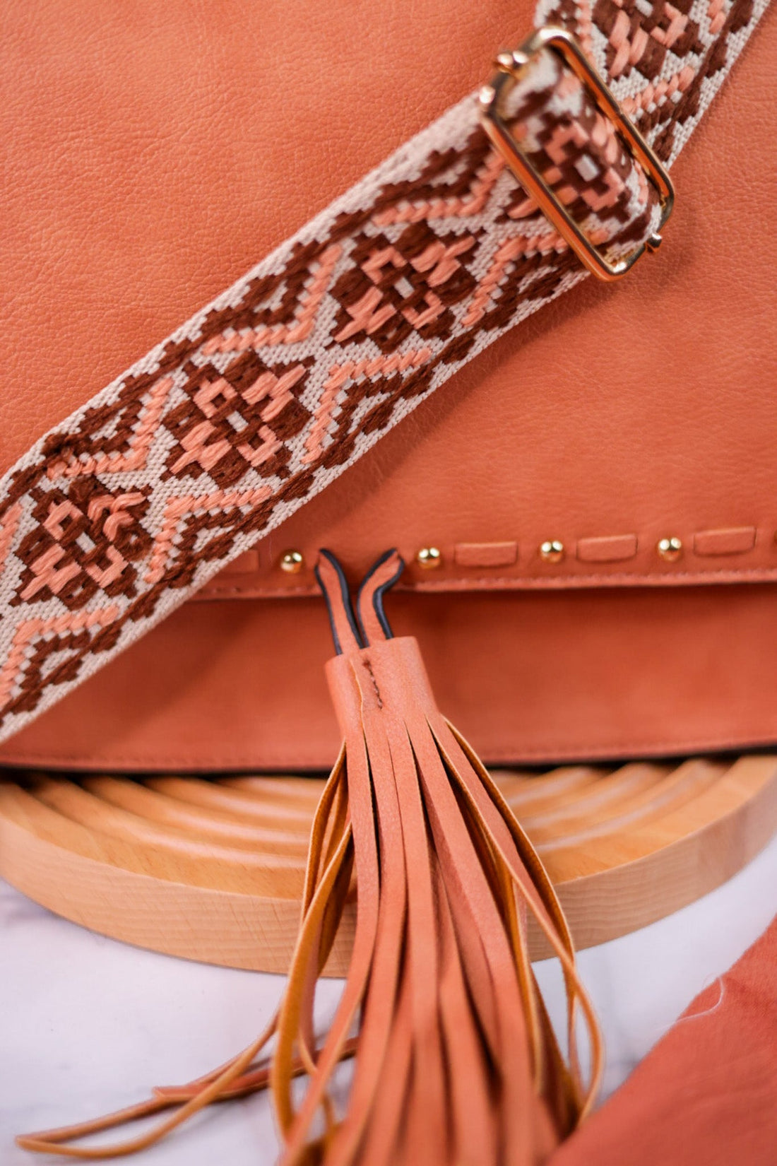 Apricot Bailey Crossbody Bag - Whiskey Skies - JEN & CO