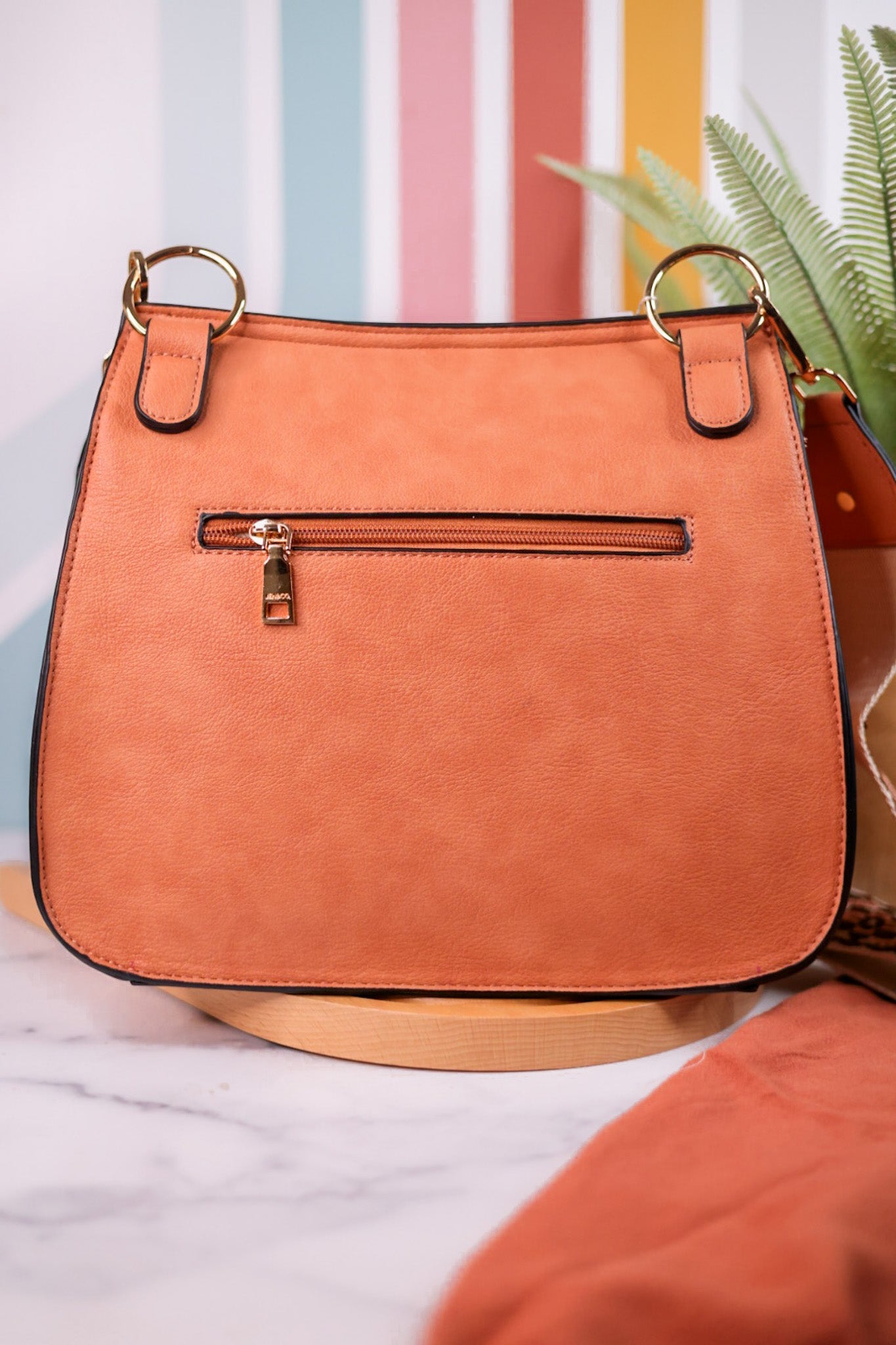 Apricot Bailey Crossbody Bag - Whiskey Skies - JEN & CO