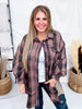 Ash Plaid Button Down Flannel Shirt Dress - Whiskey Skies - EASEL