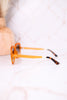 Athena Square Frame Sunglasses In Honeycomb - Whiskey Skies - TOMS