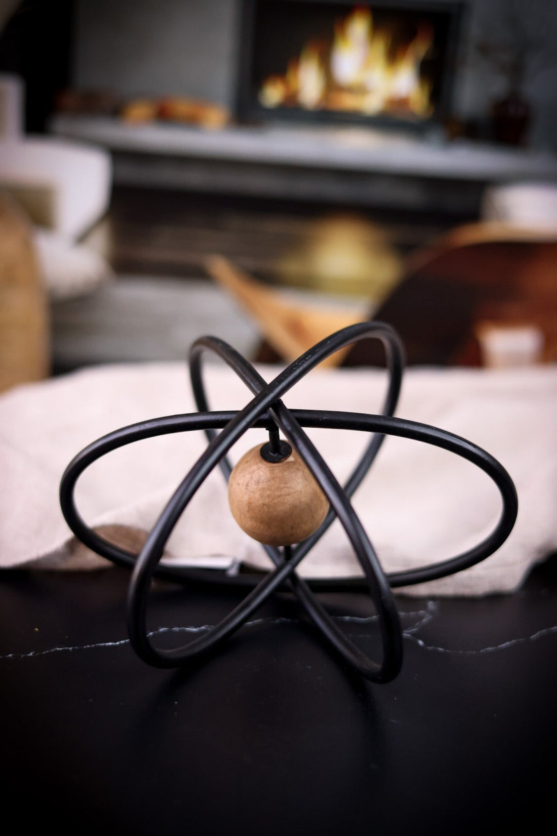 Atomic Metal Shape Tabletop Decor (2 Sizes) - Whiskey Skies - SULLIVANS