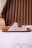 "Atta Girl" Cream Crackle Sandals With Engraved Buckles - Whiskey Skies - CORKYS FOOTWEAR