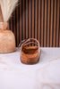 "Atta Girl" Cream Crackle Sandals With Engraved Buckles - Whiskey Skies - CORKYS FOOTWEAR
