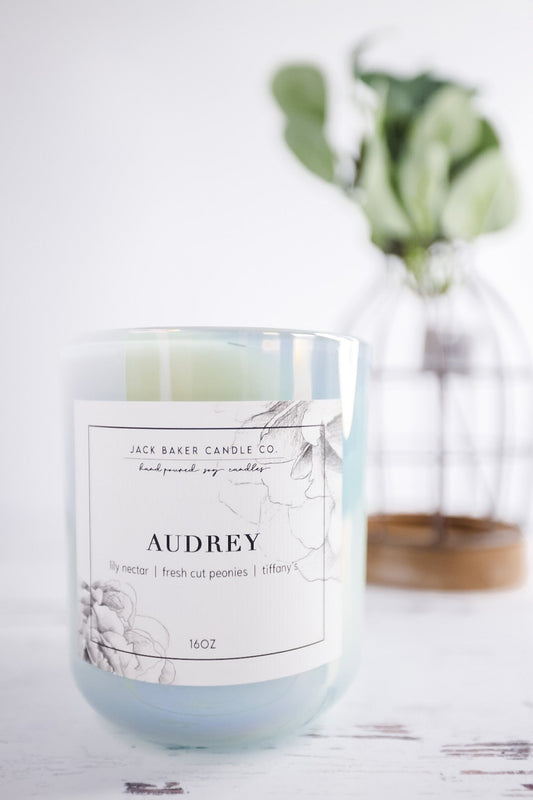 Audrey Candle - Whiskey Skies - JACK BAKER CANDLE CO.