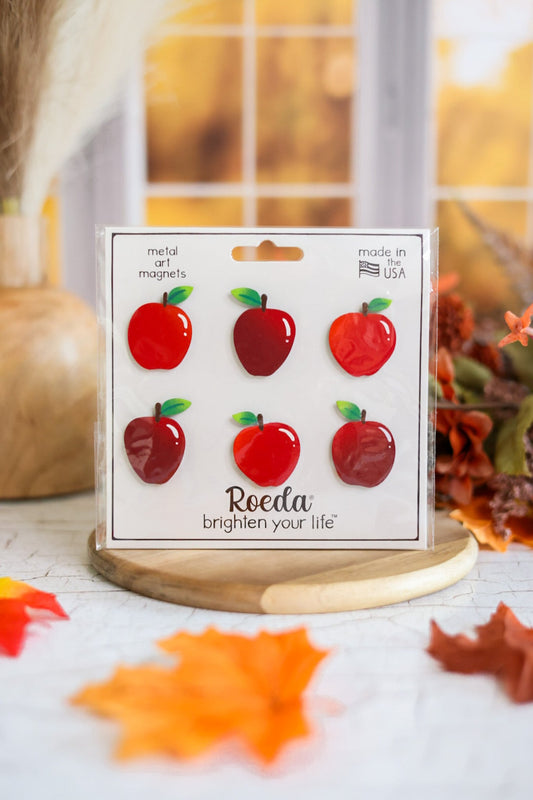 Autumn Apple Magnets S/6 - Whiskey Skies - ROEDA STUDIO