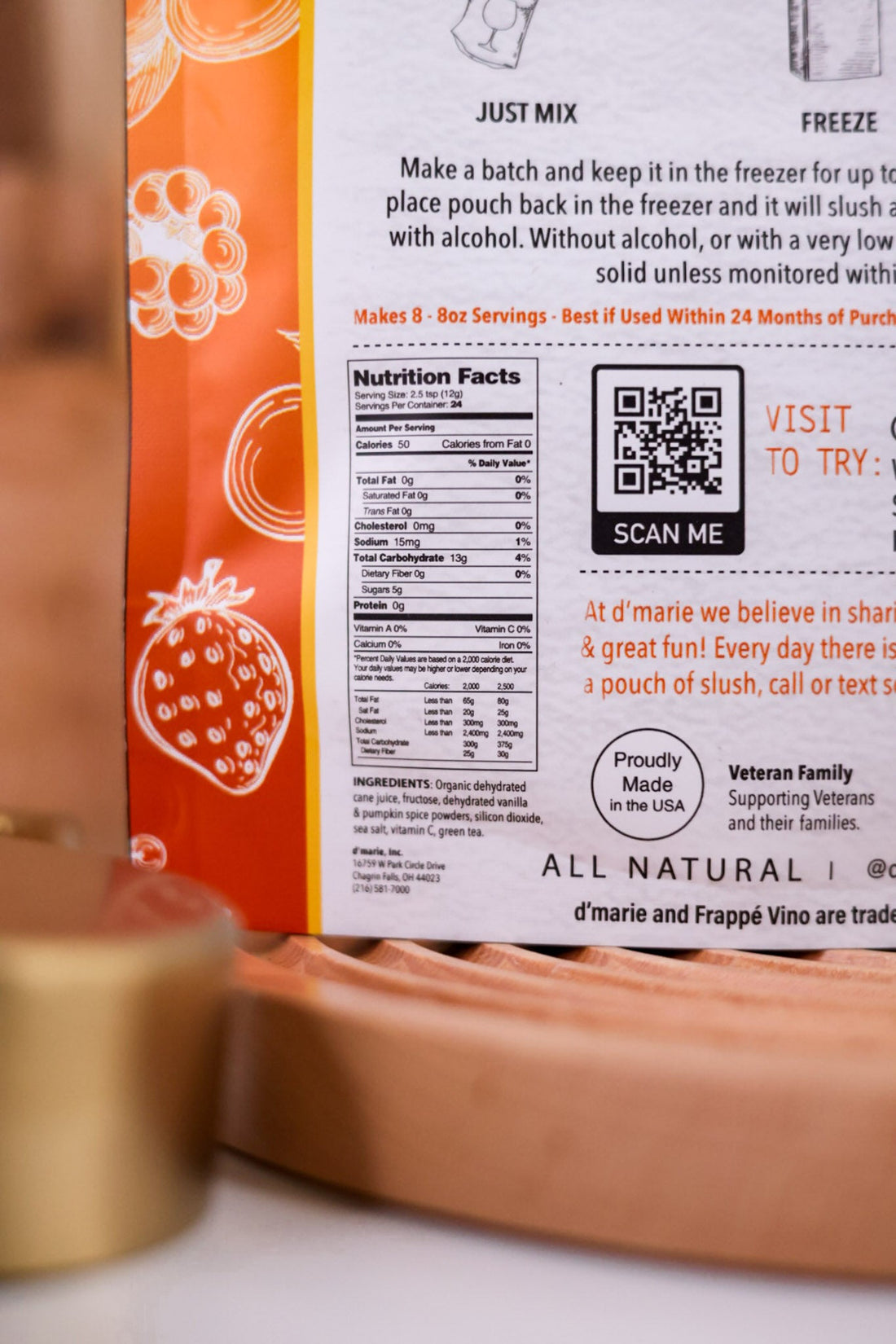 Autumn Craft Cocktail Slush Mixes (2 Flavors) - Whiskey Skies - D'MARIE, INC