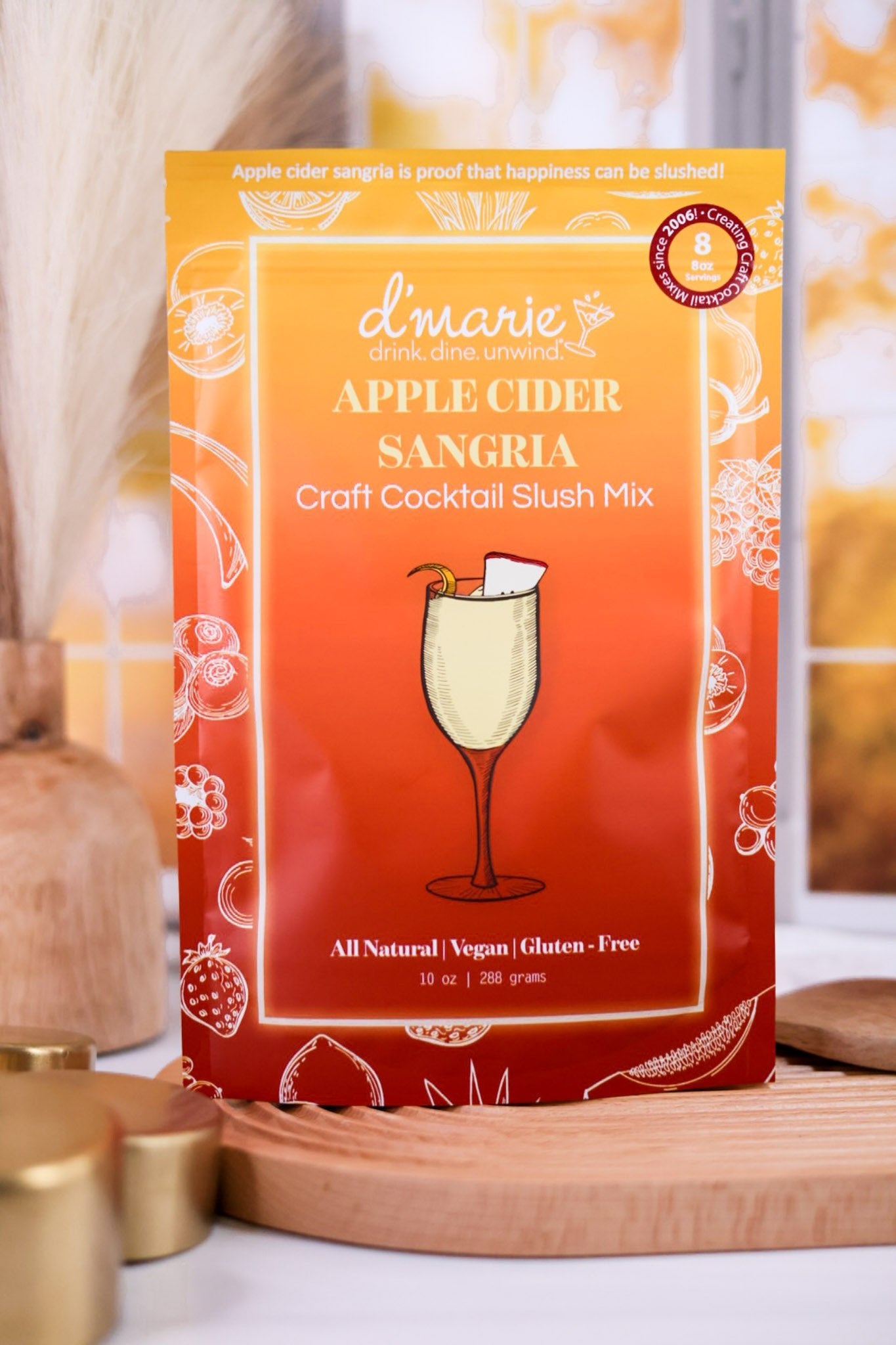 Autumn Craft Cocktail Slush Mixes (2 Flavors) - Whiskey Skies - D'MARIE, INC
