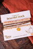 Autumn Glow Tumbler Bracelet Stack - Whiskey Skies - THE DARLING EFFECT
