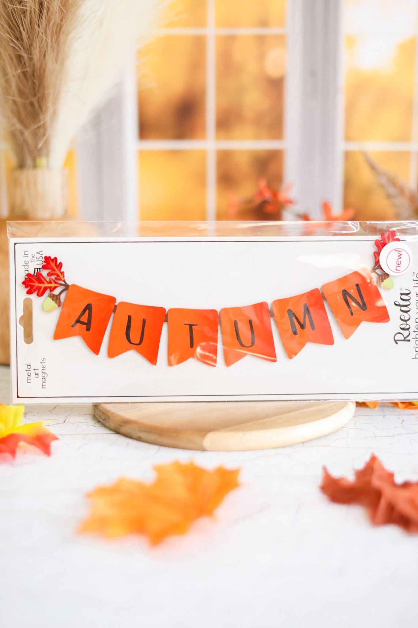 "Autumn" Mini Art Pop Banner - Whiskey Skies - ROEDA STUDIO