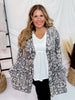 Aztec Print Open Cardigan - Whiskey Skies - HEIMISH