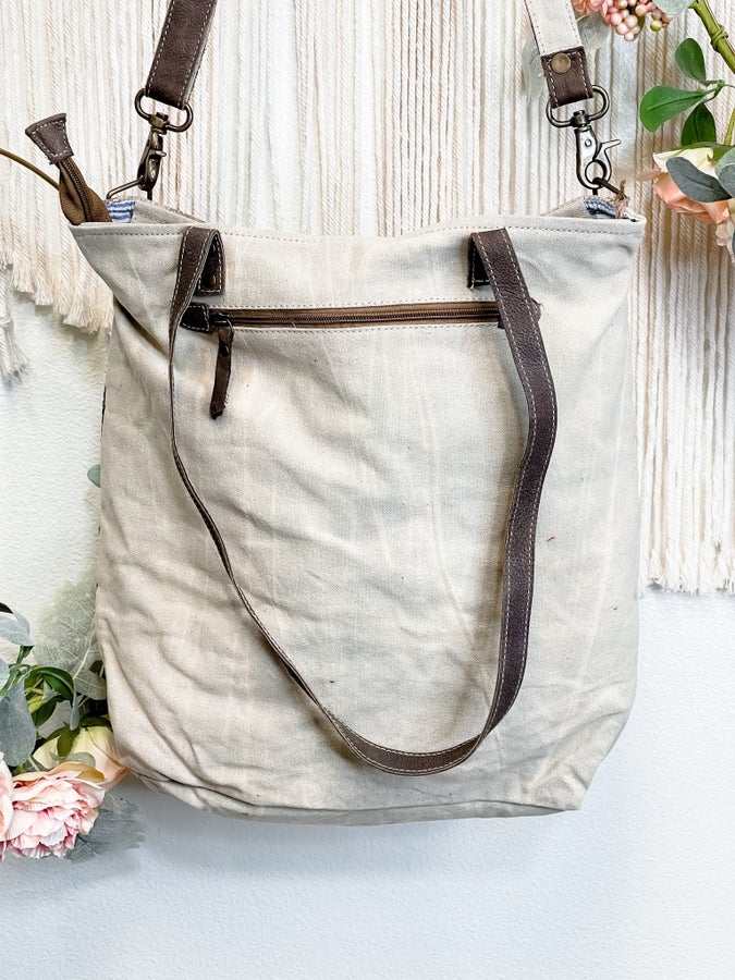 Aztec Tote Bag - Whiskey Skies - OLAY BAGS