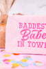 Baddest Babe In Town Cosmetic Bag - Whiskey Skies - TOTALEE GIFT