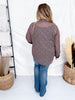Badlands Sheer Long Sleeve Button Down Top - Whiskey Skies - 2 FLY CO.