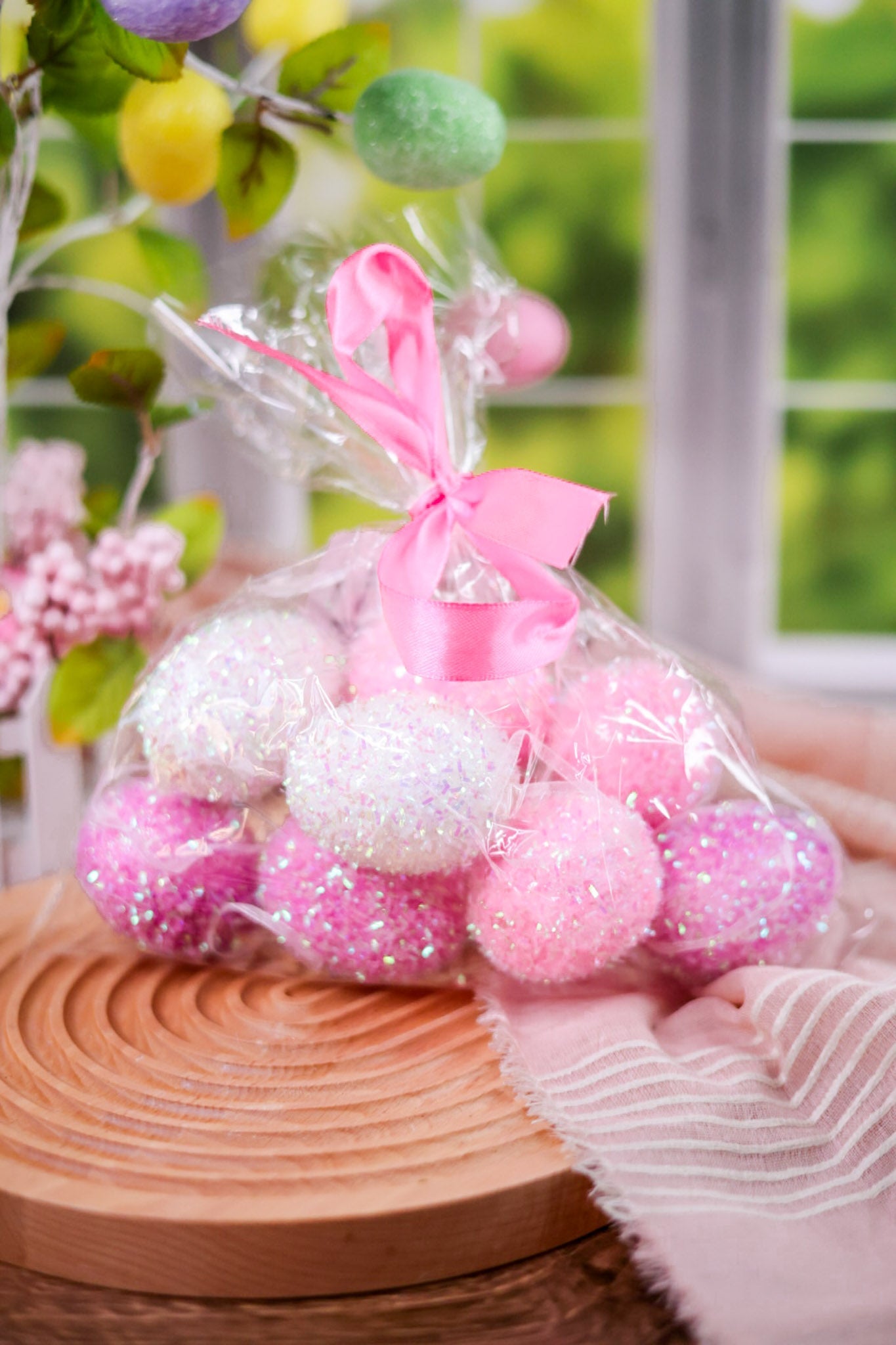 Bag of Decorative Iridescent Easter Eggs - Whiskey Skies - RAZ IMPORTS