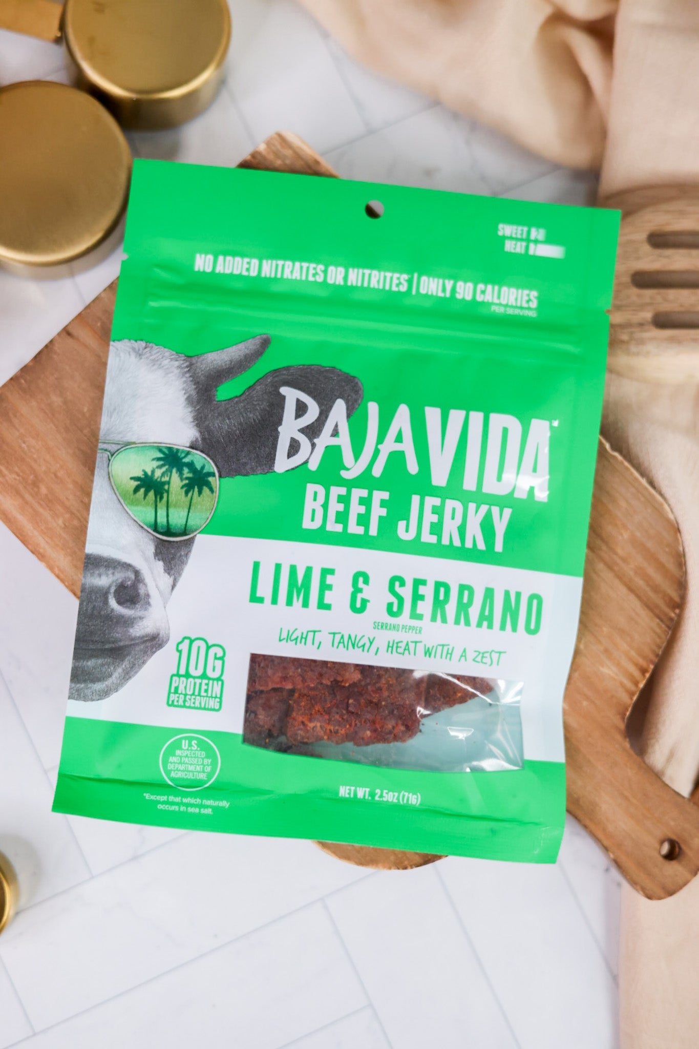 Baja Vida Beef Jerky - Whiskey Skies - BAJA VIDA SNACKS