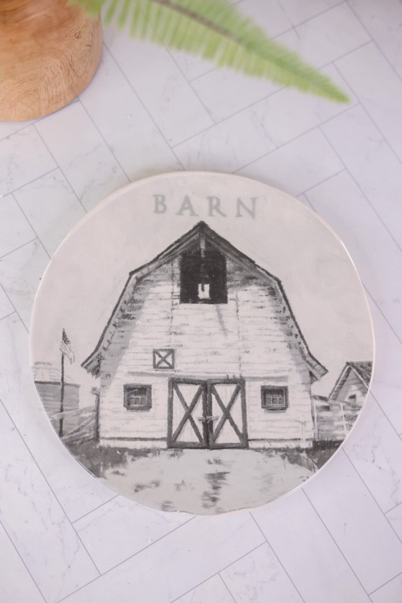 Barn Snack Plate Set Of 4 - Whiskey Skies - SULLIVANS