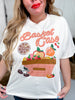 Basket Case Fruity Sequin Graphic T-Shirt - Whiskey Skies - SUGAR STITCH