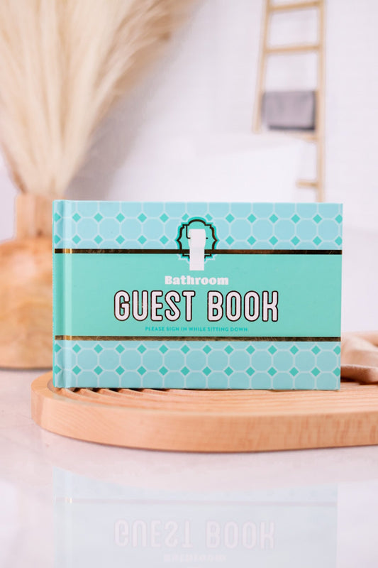 Bathroom Guestbook 2.0 FINAL SALE - Whiskey Skies - KNOCK KNOCK