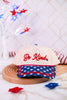 "Be Kind" Hat With Blue Star Print Bill - Whiskey Skies - SOUTHERN GRACE