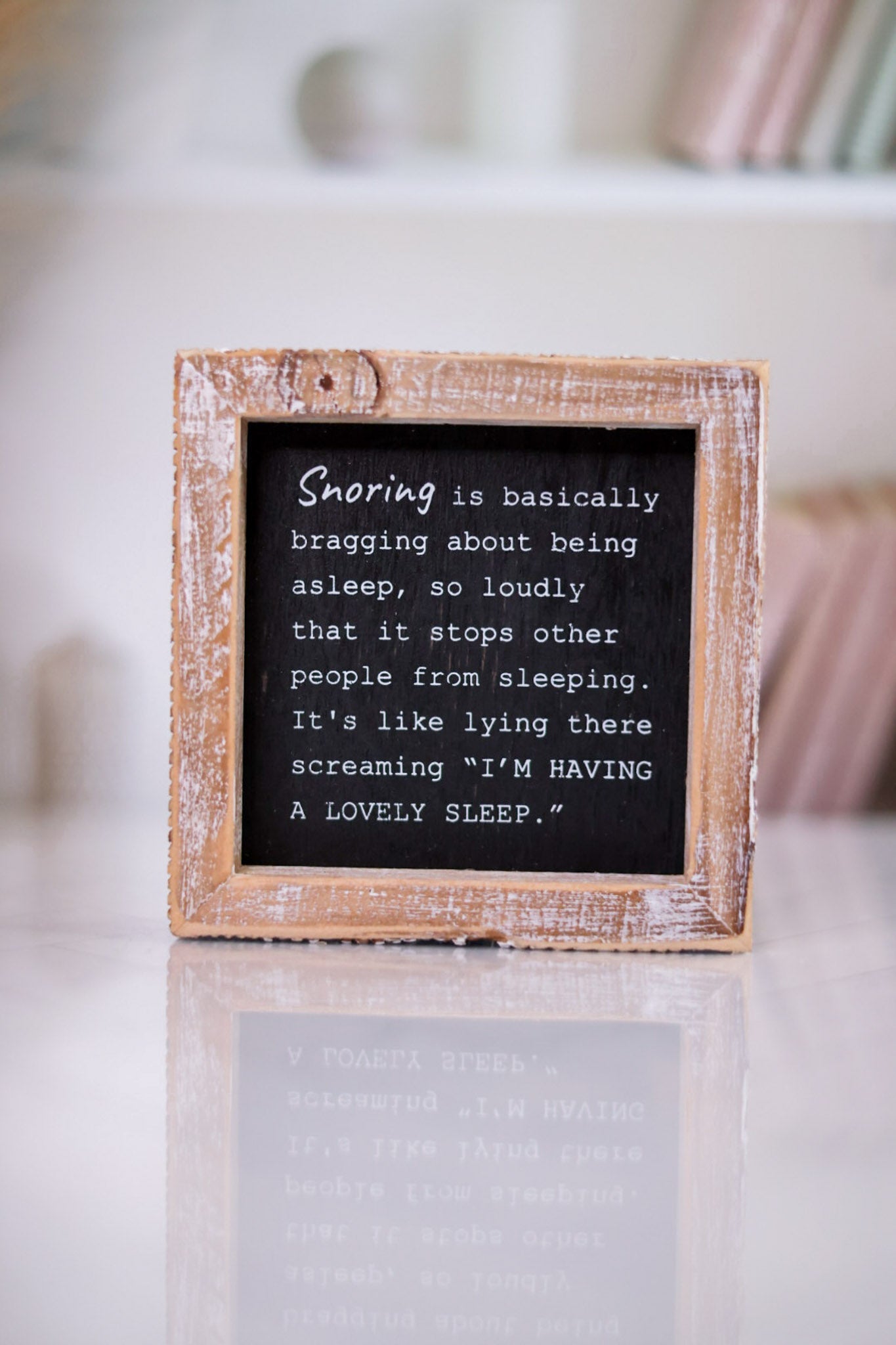 Bed Is My Favorite Hello & Hardest Goodbye Wooden Sign - Whiskey Skies - ADAMS & CO