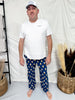 Beer Mug Men's Loungewear Pants - Whiskey Skies - HATLEY LITTLE BLUE HOUSE INC.