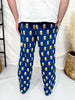 Beer Mug Men's Loungewear Pants - Whiskey Skies - HATLEY LITTLE BLUE HOUSE INC.