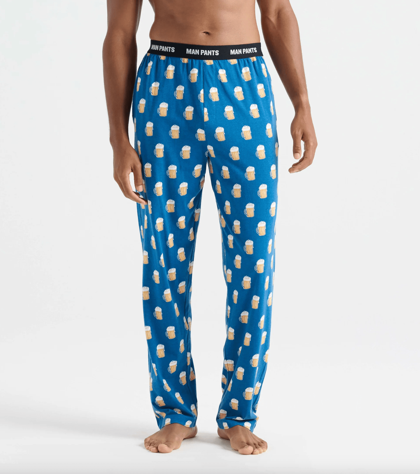 Beer Mug Men's Loungewear Pants - Whiskey Skies - HATLEY LITTLE BLUE HOUSE INC.