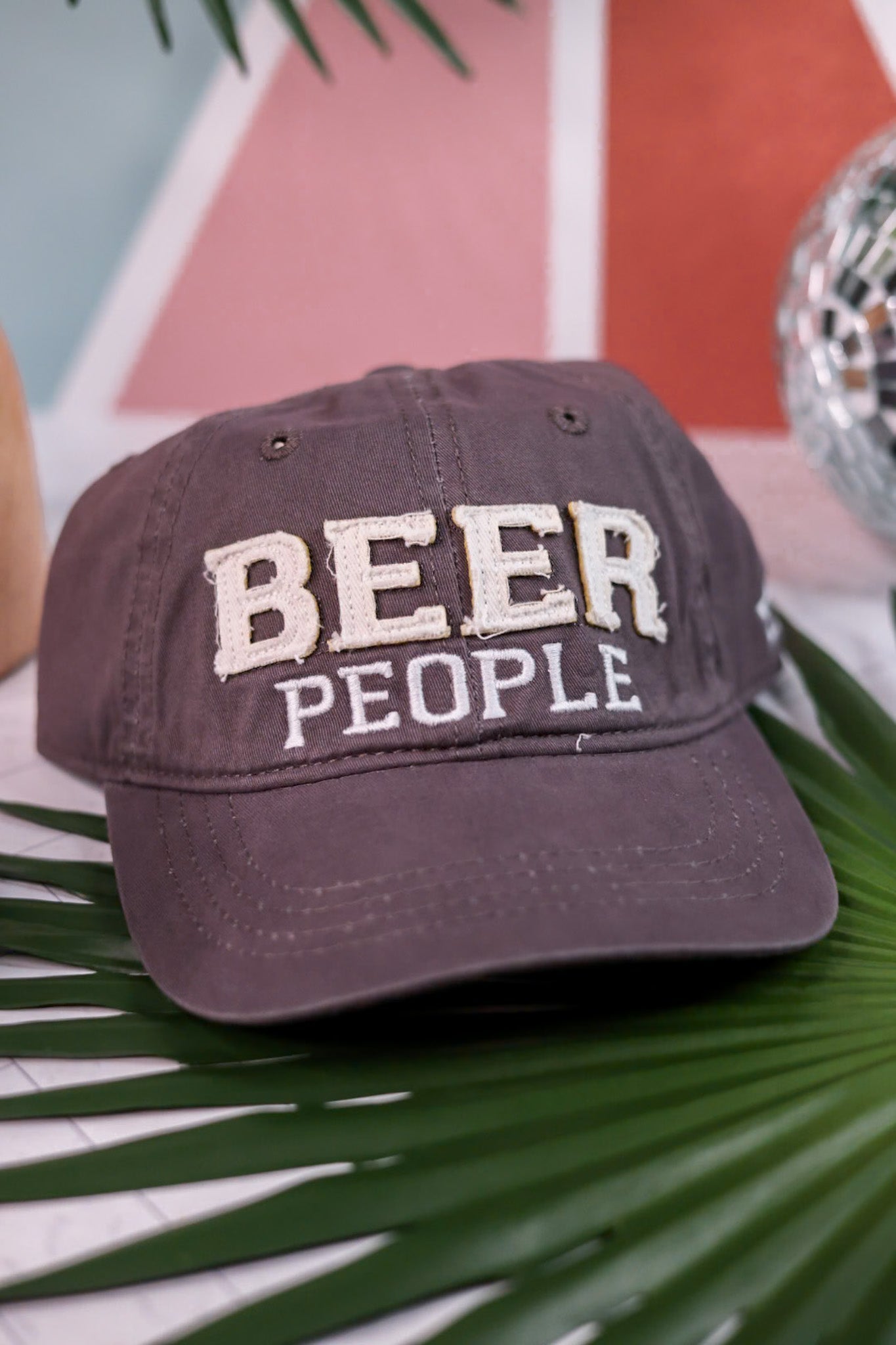 "Beer People" Dark Gray Adjustable Hat - Whiskey Skies - PAVILION