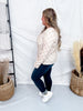 Beige Plaid Sheer Button Front Top - Whiskey Skies - ODDI