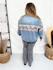 Bermuda Rush Bomber Jacket - Whiskey Skies - STERLING KREEK