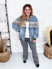 Bermuda Rush Bomber Jacket - Whiskey Skies - STERLING KREEK