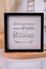 Best Seat in the House Reversible Bathroom Sign - Whiskey Skies - ADAMS & CO