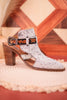 Beth Jane Boot In White And Black Hide - Whiskey Skies - KHEMCHAND HANDICRAFT