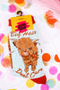 Big Hair Don't Care Highland Cow Socks - Whiskey Skies - JY DESIGNS