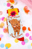 Big Hair Don't Care Highland Cow Socks - Whiskey Skies - JY DESIGNS