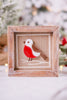 Bird/Hello Reversible Sign in Wooden Frame - Whiskey Skies - ADAMS & CO